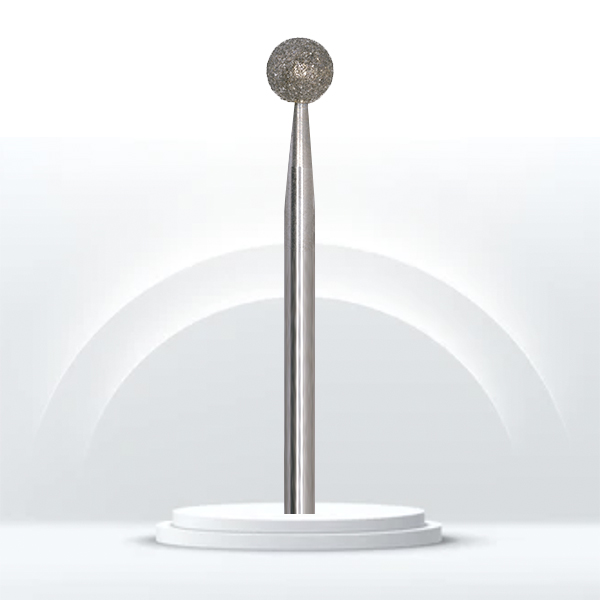 4802 Fresa Bola Diamante Cuello Largo Orl 7Cm