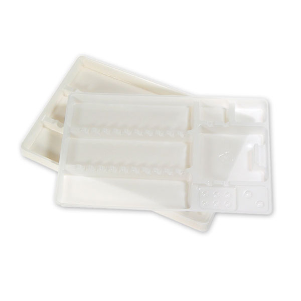 Bandejas Plastico Compart. 28x18cm 400uds.