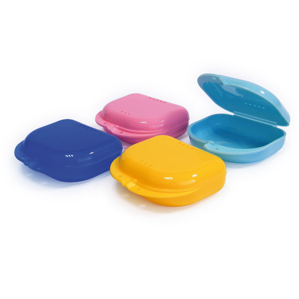 Caja Ortodoncia 80x78 x28mm Colores Sdo. 12uds.