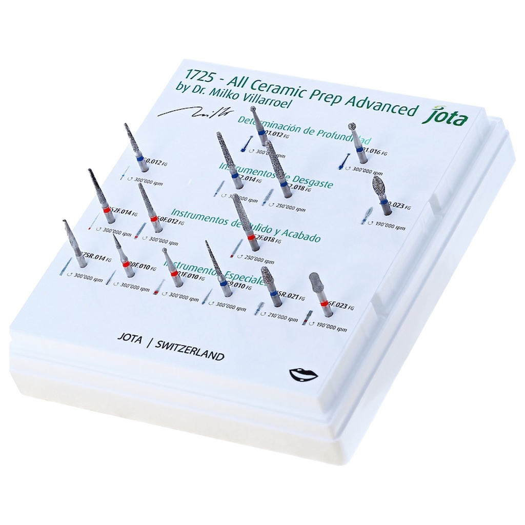 Kit Dr. Milko Villarroel - All Ceramic Prep Avanced