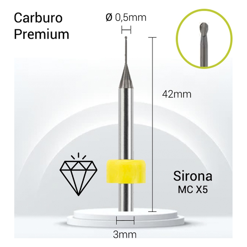 S3-J23-005 Carburo 3mm Zirconio