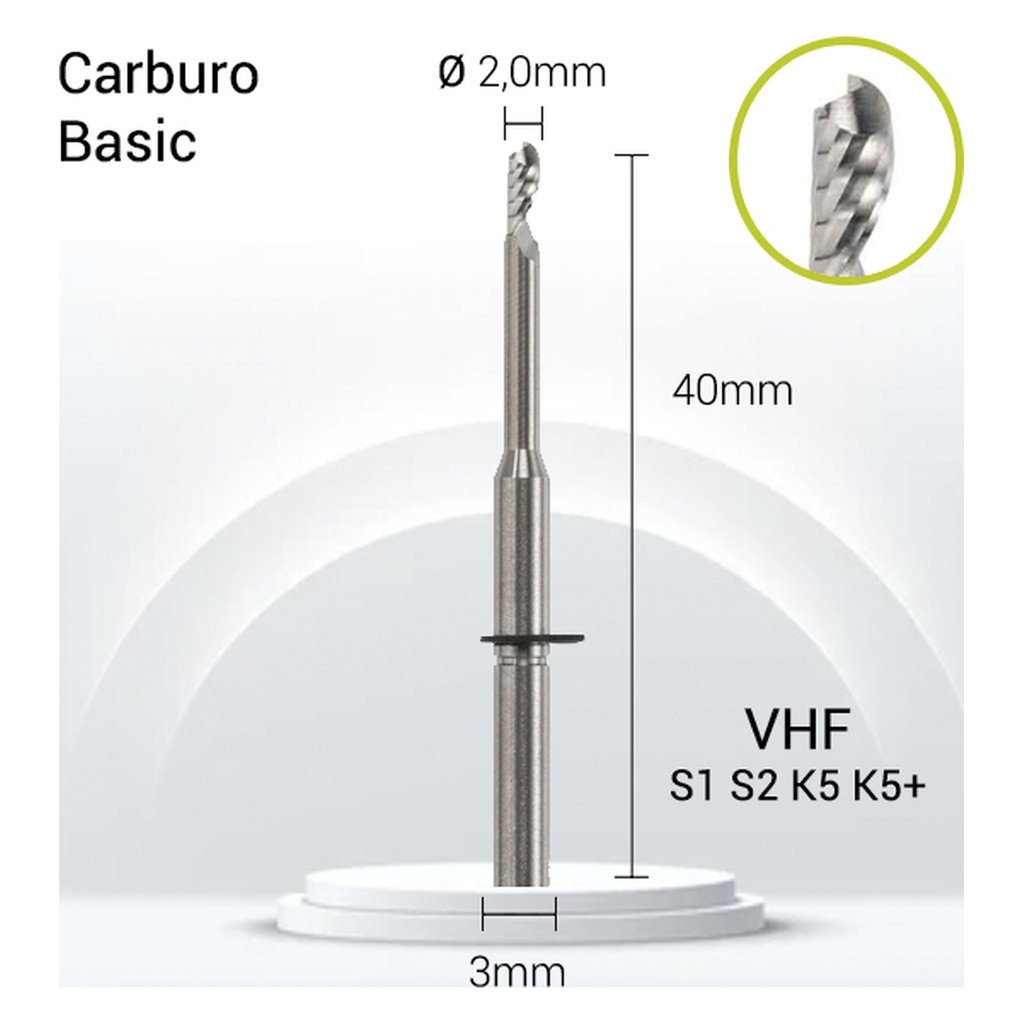 V3-J10-020 Carburo 3mm Pmma,Peek