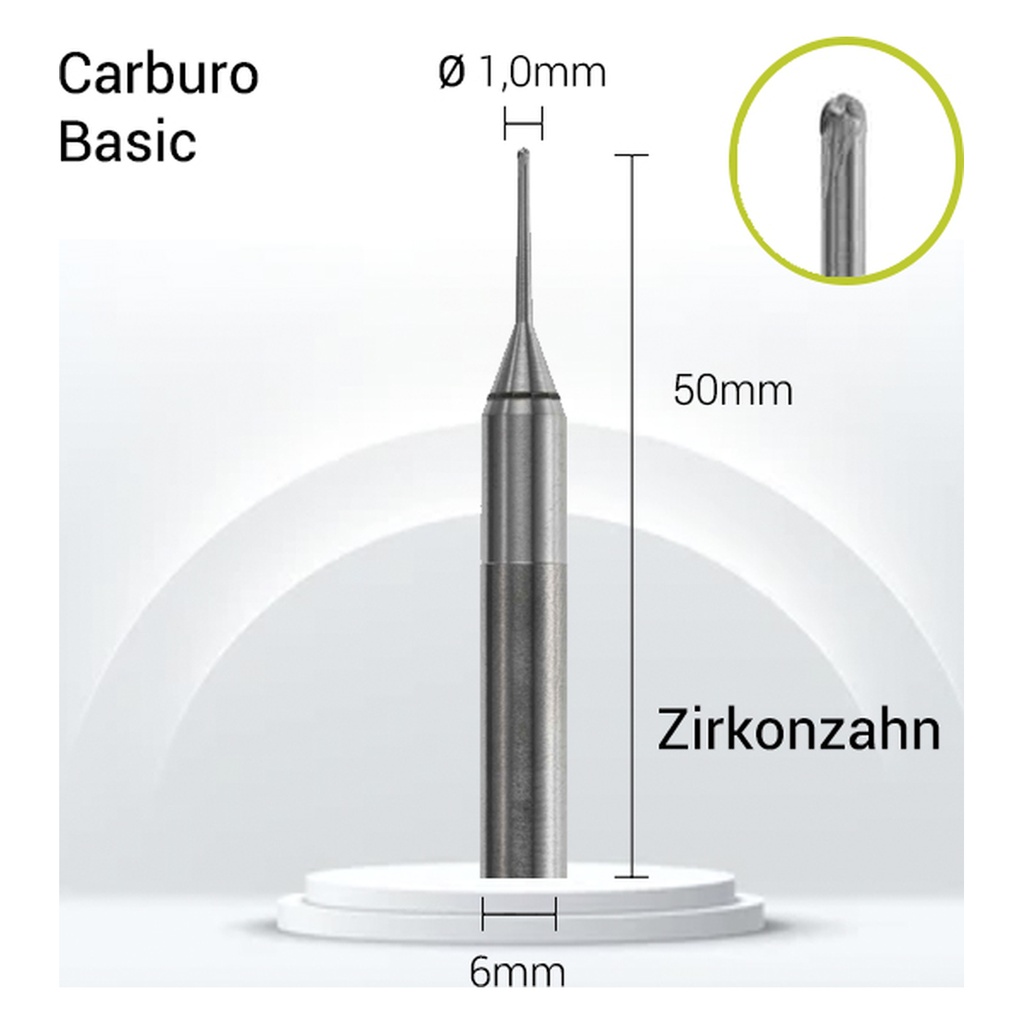 Carburo 6mm para CrCo, Titanio ZZ6-J13-010