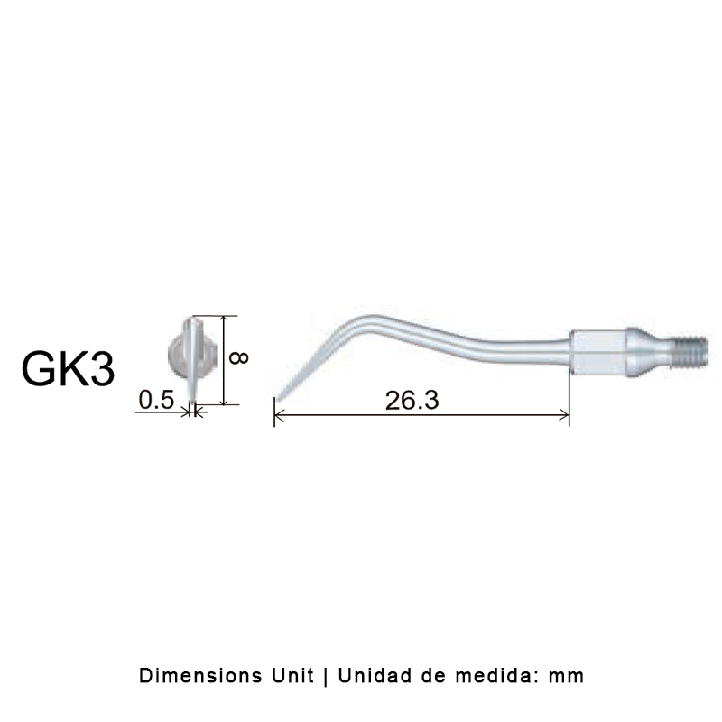 Punta para KaVo Sonicflex 2000N / 2003 y ECO S2 | Profilaxis