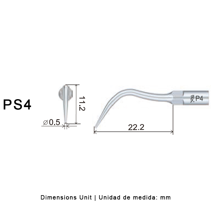 Punta ultrasonidos PS4 | Perio