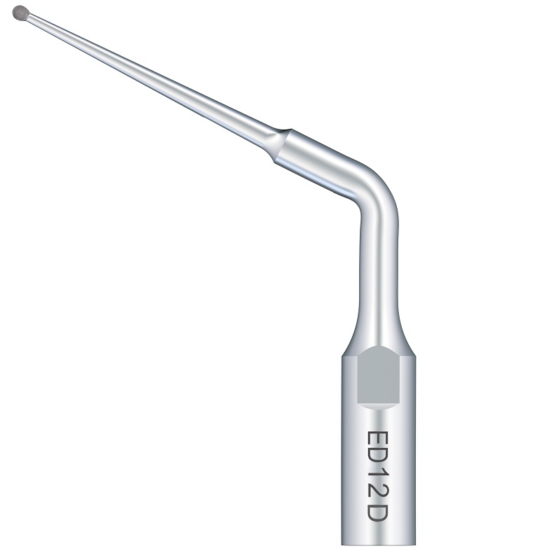 Punta ultrasonidos Woodpecker ED12D compatible Satelec | Endo, Diamantada