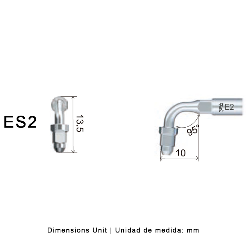 Punta Endochuck ultrasonidos Woodpecker ES2 compatible SIRONA | Endo