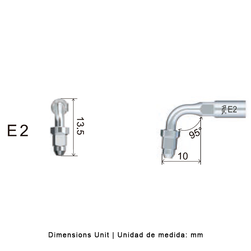 Punta Endochuck ultrasonidos Woodpecker E2 compatible EMS | Endo, Endochuck
