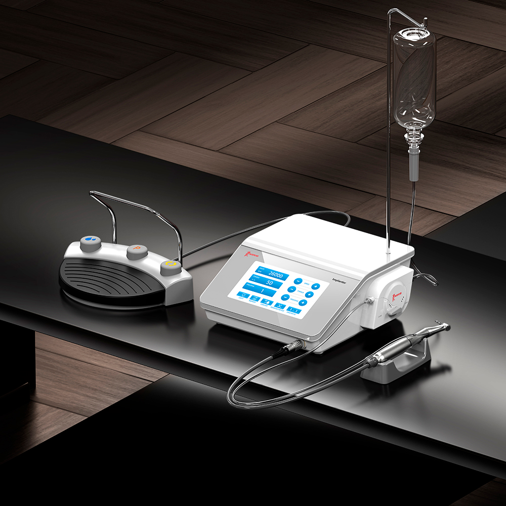 Implanter Led PLUS Woodpecker Motor de Implantes | Incluye contra ángulo 20:1 y micromotor brushless