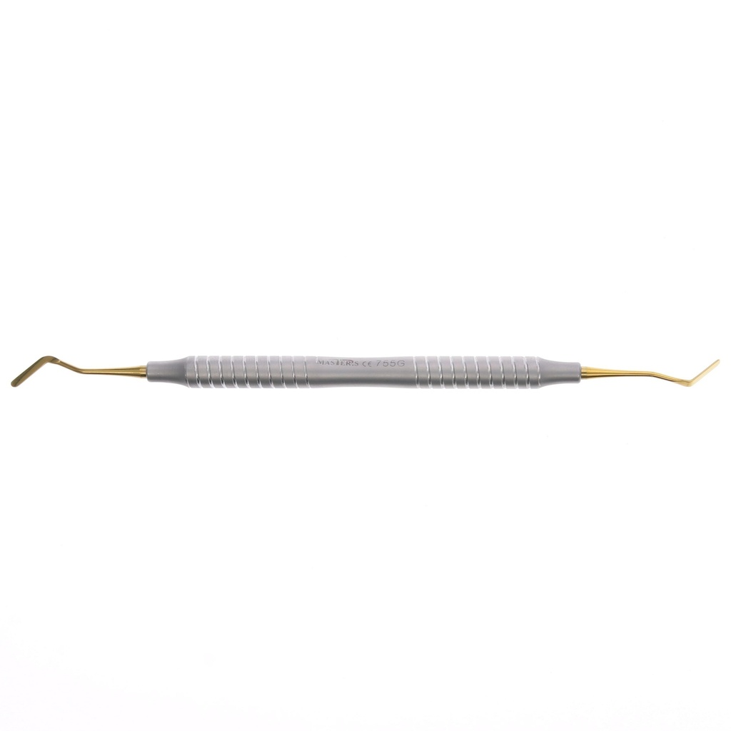 Espátula de Composite Curva titanio (2.2mm) - Gold Line