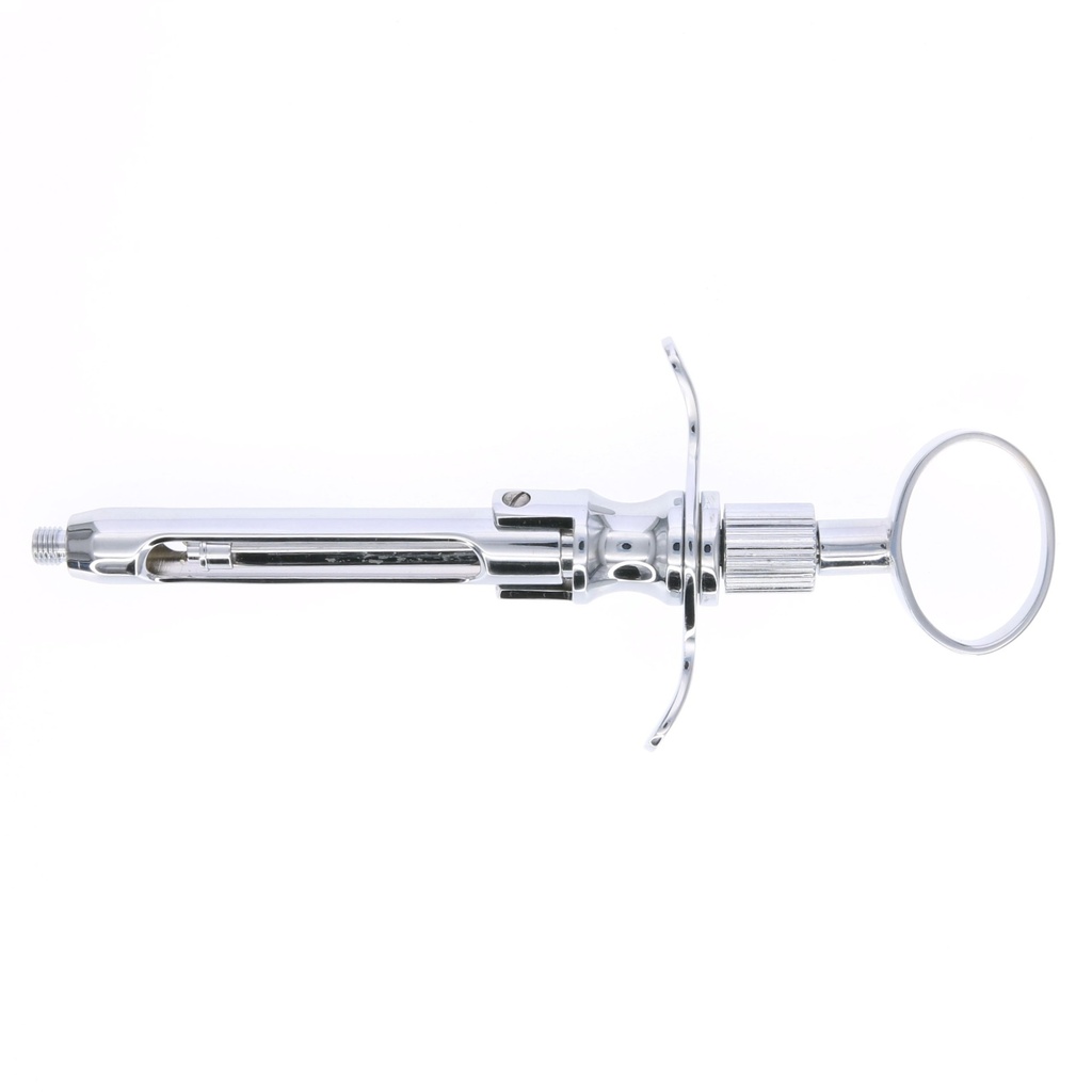 Jeringa de anestesia con 3 Ganchos y Anillo Articulado