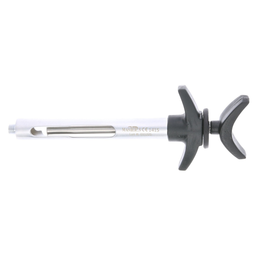 Jeringa de anestesia Ergonómica c/sujeción plástica