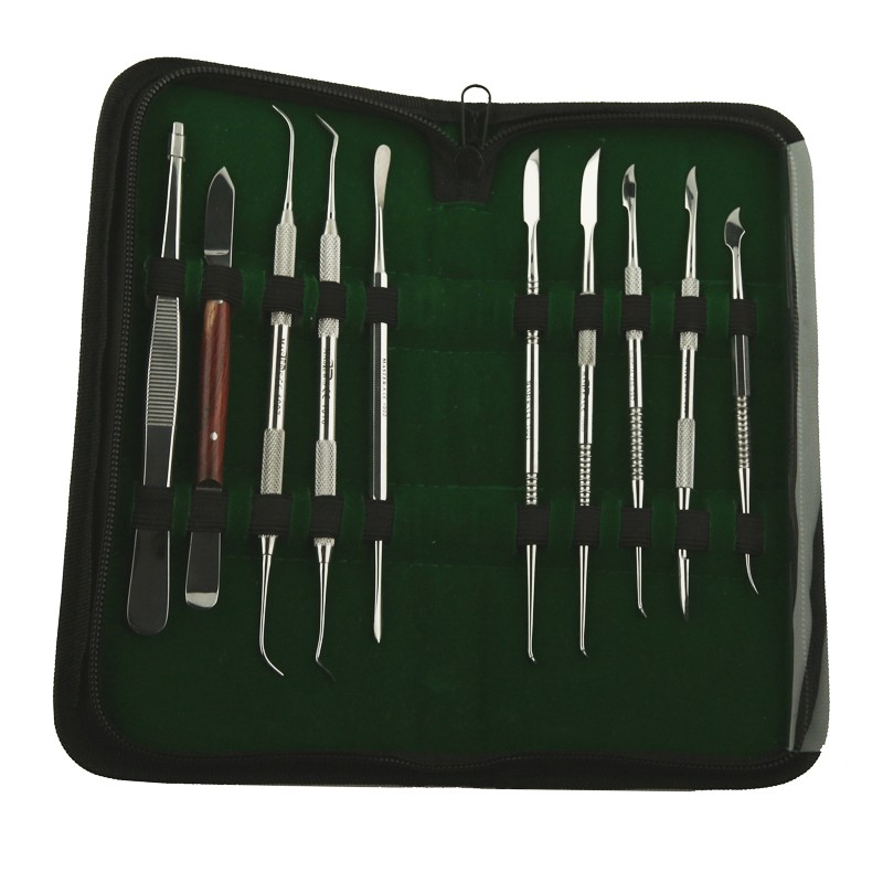 Kit de 10 Instrumentos de Laboratorio para Estudiantes