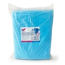 Bata Azul 30G Puño Elástico Tejido