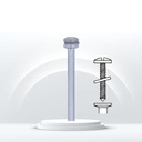 Mandril acero inox para discos HP