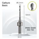 Carburo 6mm para ZrO, PMMA,PEEK, II6-J12-025
