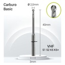 Carburo 3mm para PMMA,Composite V3-J20-020