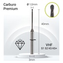 Carburo 3mm para PMMA,PEEK V3-J23-010