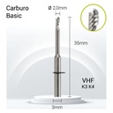 Carburo 3mm para PMMA VH3-J10-020