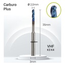 Carburo Plus 3mm para Zirconio VH3-J21-020
