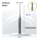 Carburo 6mm para ZrO,PMMA,Cera, Sinter ZZ6-J11-010