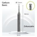 Carburo 6mm para CrCo, Titanio ZZ6-J15-015