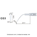 Punta ultrasonidos Woodpecker GS3 compatible Sirona | Profilaxis