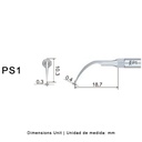 Punta ultrasonidos Woodpecker PS1 compatible Sirona | Perio