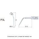 Punta ultrasonidos Woodpecker P3 compatible EMS | Perio