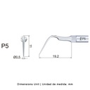 Punta ultrasonidos Woodpecker P5 compatible EMS | Perio