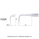 Punta Woodpecker P22R para EMS | Perio