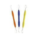Set de 7 Curetas Gracey con Mango de Silicona