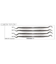 Cureta de Teflón para Implantes - Varios Modelos