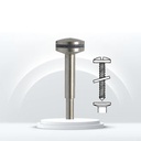 Mandril acero para discos HP 305